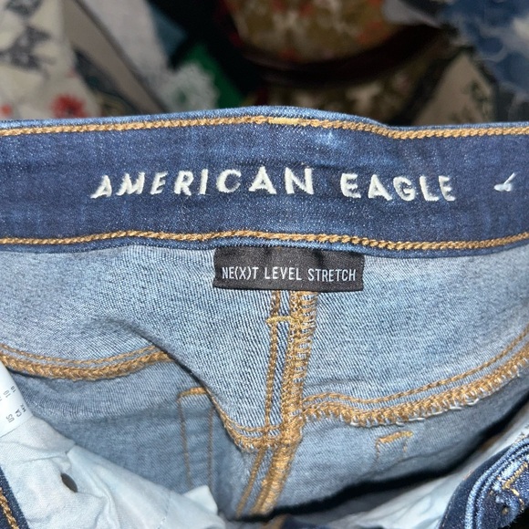 NWOT American Eagle Ne(x)t Level Stretch Skinny Bermuda Shorts | Size 10 - Picture 6 of 6